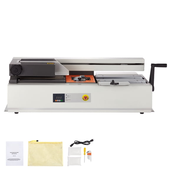 KFFKFF Heat Binding Equipment, Capable of Binding 400 Pages, Hot Adhesive Book Binding Machine, 40mm Binding Width for A3 (Short Edge), A4, and A5 Documents