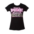 thumbnail image 1 of Womens Breast Cancer Awareness "Pretty In Pink" Black T-Shirt - 2X-Large, 1 of 2