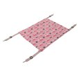 thumbnail image 3 of Double Layer Plush Hammock For Cats, Soft And Comfortable, Easy To Clean, Metal Hook, Easy To Install, Suitable For Rabbits, Kittens, Hamsters, Puppies, Ferrets, 3 of 8