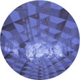 thumbnail image 1 of Ahgly Company Tapis Rond Lavable en Machine Intérieur Transitionnel Violet Pervenche Profond, 4 Pieds Rond, 1 of 7