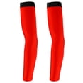 thumbnail image 3 of Manches de Vélo de Sport Extérieur Protection Solaire Confortables Respirantes Chauffe-Bras 1 Paire Rouge TG, 3 of 10