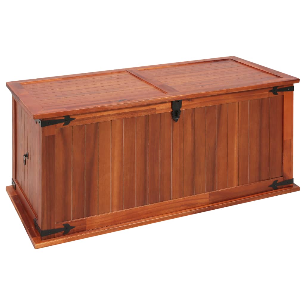vidaXL Coffre de Rangement 79x34x32 cm Bois d'Acacia Massif