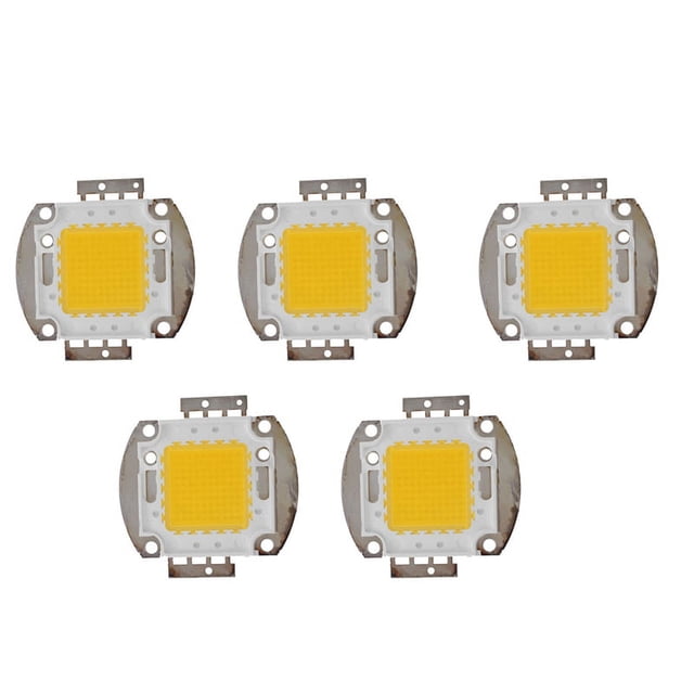 5X 100W LED Lamp Chip DIY Lamp Light Lighting Warm White,5 x LED chip,Warm White