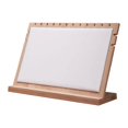 thumbnail image 3 of Support de Collier en Bois Support de Chevalet Support de Bijoux Organisateur Porte-Chaîne pour Centres de Table Blanc, 3 of 7
