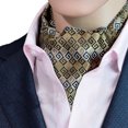 thumbnail image 1 of Cravate pour Homme Mode Affaires Professionnelle Cravate Foulard Tissée Ascot à Nouer, 1 of 10
