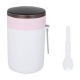 thumbnail image 2 of TIMIFIS Tasse Isolée Tasse de Déjeuner en Acier Inoxydable 304 Tasse de Yogourt Isolée Ronde Tasse de Soupe Isolée Scellée Polyvalente Tasse de Lait Portable Bouteille d'Eau 450 ml Gadgets de Cuisine, 2 of 4