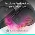 thumbnail image 4 of Logitech MX Master 4 for Business, Wireless Mouse with Quiet Clicks, 8K DPI, MagSpeed Scrolling, Logi Bolt Receiver, Bluetooth, Actions Ring, Haptics, USB-C Charging - Graphite - Darkfield - Wirele..., 4 of 10