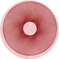 thumbnail image 1 of Ahgly Company Tapis Rond Lavable en Machine Intérieur Transitionnel Rouge Clair Rose, 4 Pieds Rond, 1 of 7