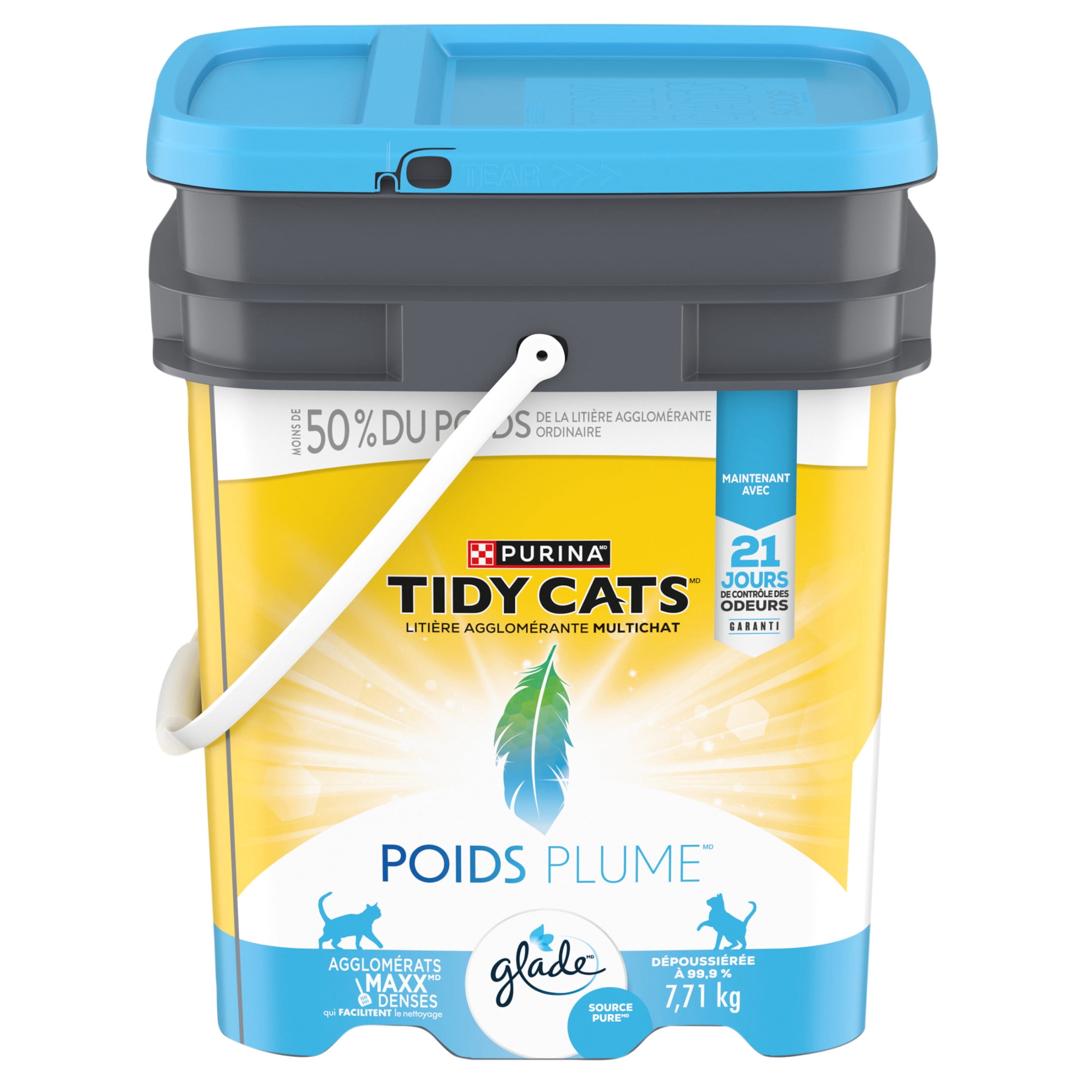Purina Tidy Cats Poids plume avec le parfum Clear Springs, Litière pour Chats 7.71 kg