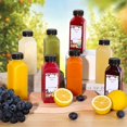 thumbnail image 4 of 12 Pcs Bouteilles de Jus en Plastique 12oz avec Bouchons Inviolables, 4 of 5