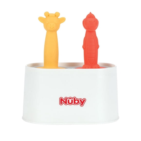 Nûby Animal Pops Ice Mold, Easily Make Tasty Frozen Treats at Home, 3-Piece Set