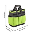 thumbnail image 2 of Organisateur de Sac à Outils Debout avec Bandoulière Réglable Grande Capacité de Rangement pour Jardinage Électriciens et Entrepreneurs Usage Intérieur Extérieur, 2 of 6