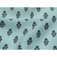 thumbnail image 4 of oneOone Viscose Jersey Fabric Leaves & Floral Block Decor Fabric Printed BTY 60 Inch Wide, 4 of 5