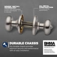 thumbnail image 3 of Troy Matte Front Door Knob with Lock and Key Exterior/Interior Door Handles with Lock Keyed Entry Door Knobs for Front Door Bedroom Bathroom & Office Traditional Home Décor, 3 of 9