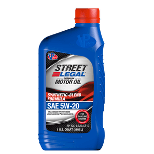 VP Racing Fuels Oil VP3752043 Street Legal; SAE 5W-20; Synthetic; 1 Quart Bottle; Single