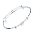 thumbnail image 1 of ruzhgo Woman Metal Bracelet Adjustable Hand Decorations Bangle Girlfriend Jewelry Dating Birthday Party Jewelries Accessory, 1 of 1