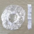thumbnail image 1 of Disposable Shower Caps 100 Pcs - Multi-Purpose Thickening Elastic Bath Cap Plastic Waterproof Clear Shower Caps, 1 of 5
