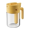 thumbnail image 1 of Binwennn Tall Food Storage Containers Kitchen Containers Snack Storage ABS Transparent Glass Jar With Lid And Spoon Flexible Storage Containers Discharging Airtight Container Lockable Canister Small, 1 of 3