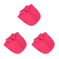 thumbnail image 4 of QualitChoice Simple Design Solid Color False Collar Formal Fashion Chiffon Fake Half Shirt Decorative Detachable Lapel Clothing Decor Rose Red Point 3PCS, 4 of 6