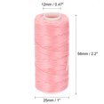 thumbnail image 3 of Unique Bargains Fil Ciré en Polyester Rose, 55 Yards 150D/1mm, 3 of 6