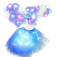 thumbnail image 3 of Jupe Tutu d'Halloween à DEL Robe en Tulle de Fête Jupe de Cosplay avec Ailes pour Enfants, 3 of 4