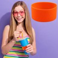 thumbnail image 4 of RXIRUCGD Étui en Silicones pour Tasses Réutilisable Résistant à la Chaleur Étui Protecteur pour Tasse Étui en Silicone pour Verres Isolés Bouteille de Protection, 4 of 5