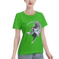 thumbnail image 2 of T-Shirt Basique à Manches Courtes pour Femmes Demon Slayer Papillon Ninja, 2 of 6