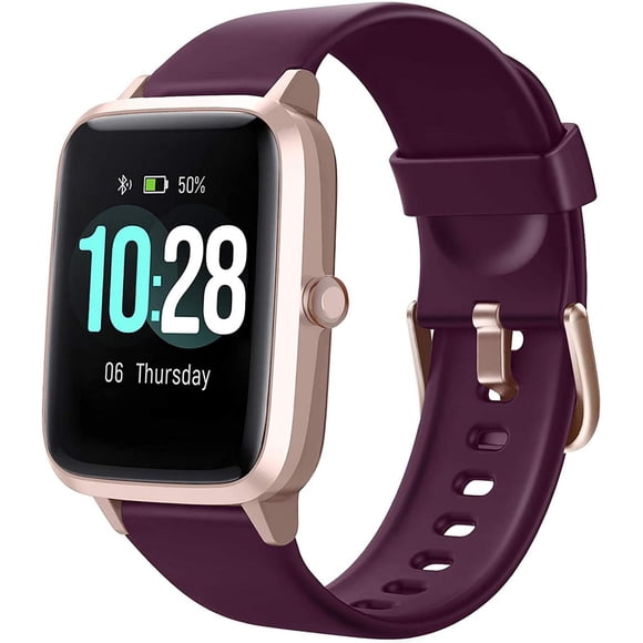 Letscom ID205L Montre intelligente & bracelet d'activité physique avec moniteur de fréquence cardiaque par Letsfit