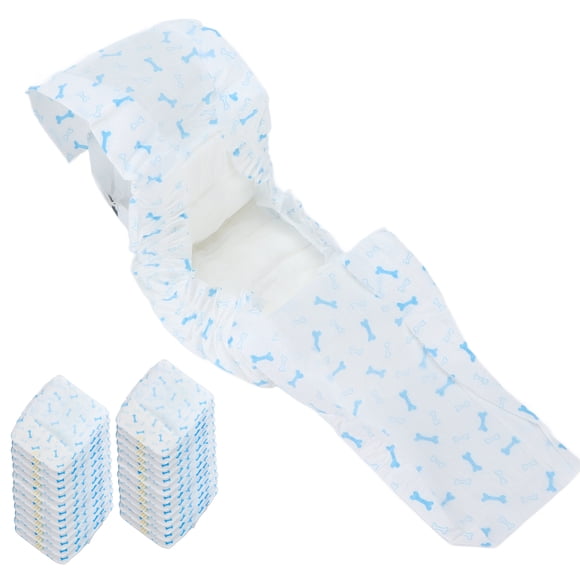 Peahefy Male Dog Diapers Bamboo Charcoal Deodorization Pet Disposable Belly Wrap Bands With Leaking Protection,Male Dog Belly Wrap Bands,Disposable Male Dog Belly Wrap Bands