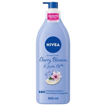 NIVEA Cherry Blossom & Jojoba Oil Infused Body Lotion for Women, Non-Greasy, 500 mL