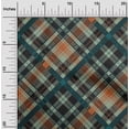 thumbnail image 1 of oneOone Georgette Viscose Fabric Tartan Check Decor Fabric Printed BTY 42 Inch Wide, 1 of 4