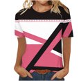 thumbnail image 1 of Birdeem T-Shirts à Imprimé Mode pour Femmes Manches Courtes Blouse Ample Col Rond T-Shirt Hauts, 1 of 12