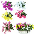 thumbnail image 1 of Artificial Faux Petunia Flower Bouquet Simulation Plants For Home Decoration Garden Wall Arrangement, 1 of 9