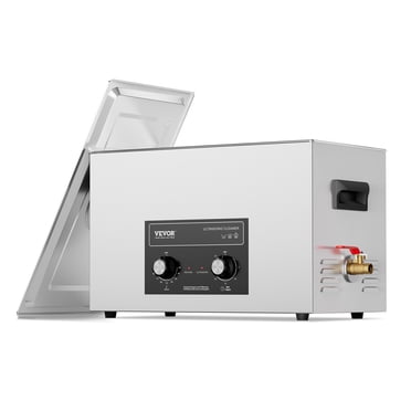 VEVOR Nettoyeur Ultrasonique 30 L avec Chauffage, Minuterie et Panier, Machine Sonique Numérique