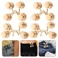 thumbnail image 4 of 4 Sets Adjustable Nail-Free Waist Buckles Adjustable Jeans Waist Button Pants Waist Buckles, 4 of 8