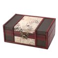 thumbnail image 1 of Portable  Wooden Storage Box, Storage Box, 9.1x6.3x3.9in Home Decor For Storing Books Room Decor Storing Jewelry, 1 of 8