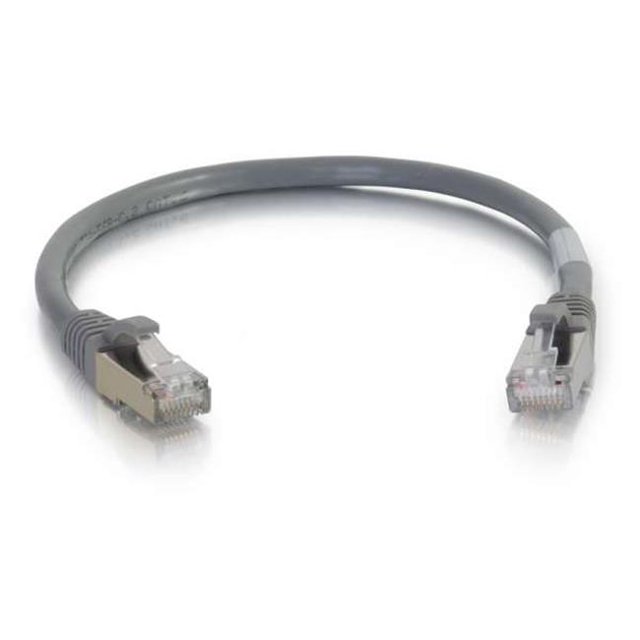 Câble de Réseau Ethernet Cat6 de 7 Pi Sans Accroc avec Blindage-STP - Gris