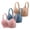 Pink, variant on LOVZFMLL Bras for Women Women's Large Size Adjustable Push-Up Breathable Full Cup Bra Without Wires Beige XL