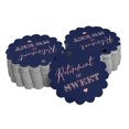 thumbnail image 1 of Inkdotpot Rose Gold Foil Paper Hang Tags Retirement Is Sweet Text Favor Tags 100 Pieces, 1 of 6