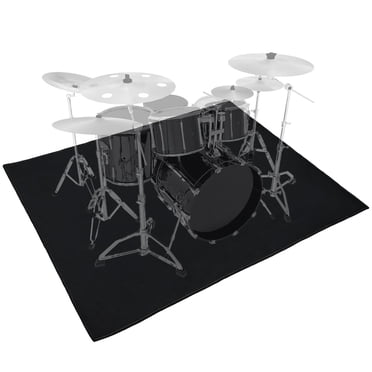 Drum Rug Drum Mat, Electrical Drum Carpet Soundproof Rug Pads Drum Accessories for Electric Drums Jazz Drum Set, Gift for Drummers, Drum Accessories. 47’’ x 63’’