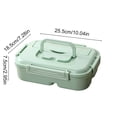 thumbnail image 3 of BUTASY Bento Box Plastic Lunch Box Simply Divided Lunch Box Outdoor Sealed Portable Fast Food Box Student and Office Worker Bento Box Lunch Box, 3 of 6
