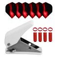thumbnail image 1 of 19pcs Dart Accessories Set Dart Punch with Dart Flight Rings Dart Protectors, 1 of 8
