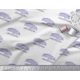 thumbnail image 3 of Soimoi Moss Georgette Fabric Tree Block Printed Fabric 1 Yard 42 Inch Wide, 3 of 3