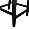 thumbnail image 3 of Tabouret de comptoir Noah imprimé vache noire, 3 of 5