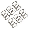 thumbnail image 1 of Unique Bargains 1.18' Dia. 3 Circle Detachable Metal Binder Rings Loose Leaf Rings, Dark Grey 6 Pack, 1 of 6