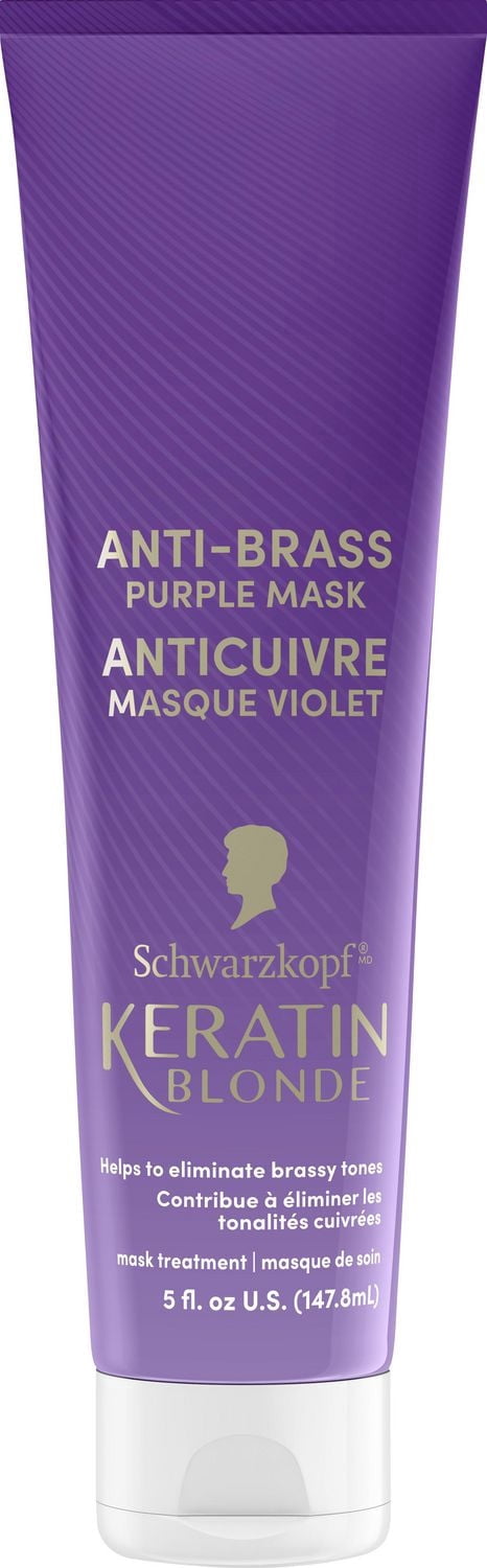 Schwarzkopf Keratin Blonde Anti Brass Purple Mask, 1 Application