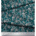 thumbnail image 3 of Soimoi Rayon Fabric Leaves & Floral Block Print Fabric by The Yard 42 Inch Wide, 3 of 3