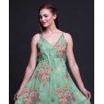 thumbnail image 3 of Bimba Robe Longue Chic à Imprimé Floral pour Femme, Style Bohème, Maxi d'Été, Tenue de Plage - Moyen, 3 of 6