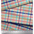 thumbnail image 3 of Soimoi Silk Fabric Plaid Check Print Fabric by Yard 42 Inch Wide, 3 of 3