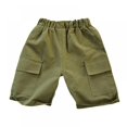 thumbnail image 3 of Kids Boy Clothes Set Summer Robot Printed T-shirt Shorts Two-piece Set, 3 of 7